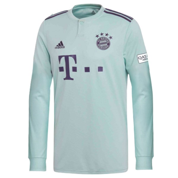 Camiseta Bayern Munich Replica Segunda Ropa ML 2018/19 Verde